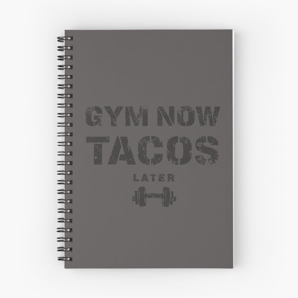 Item preview, Gym now tacos later dumbbell designed and sold by Shedronpanda.