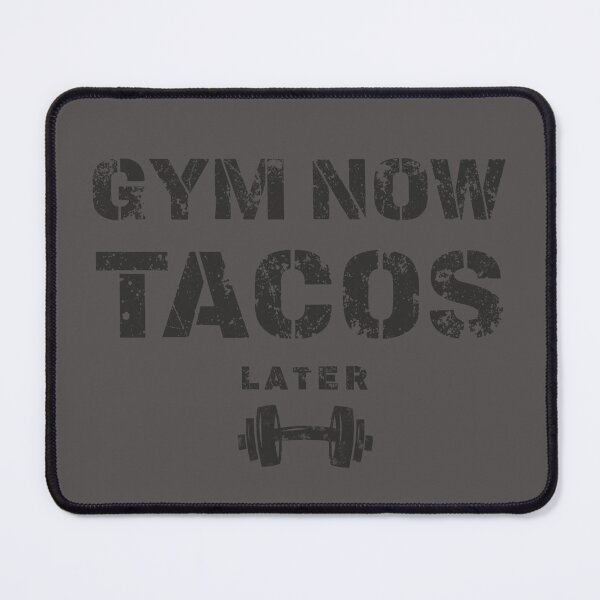 Item preview, Gym now tacos later dumbbell designed and sold by Shedronpanda.