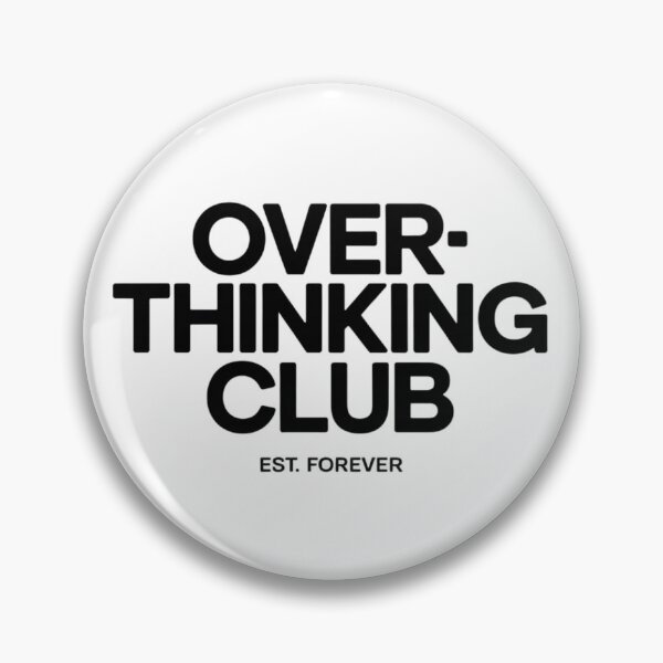 Item preview, Overthinking Club Shirt, Introvert Humor Tee, Mental Health Aesthetic brafdesign designed and sold by Brafdesign.