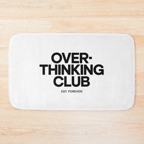 Item preview, Overthinking Club Shirt, Introvert Humor Tee, Mental Health Aesthetic brafdesign designed and sold by Brafdesign.