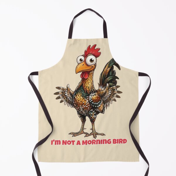 Item preview, Funny Shocked Rooster Cartoon - Colorful Morning Bird Illustration designed and sold by M.Store.