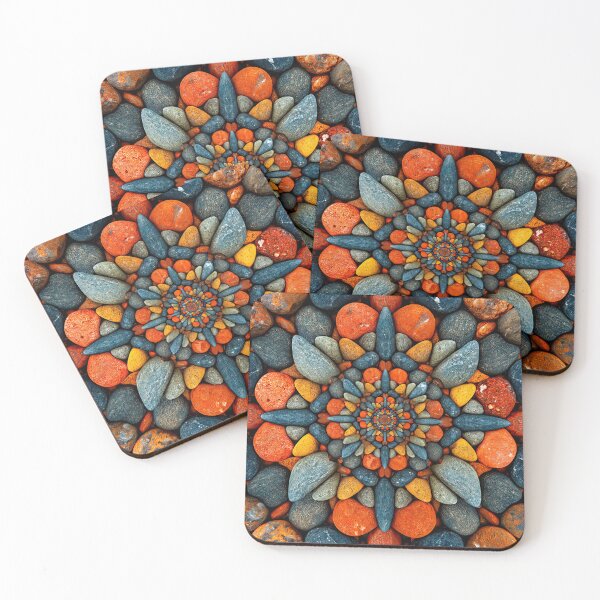 Item preview, Colorful Stone Mandala designed and sold by JPugliese.