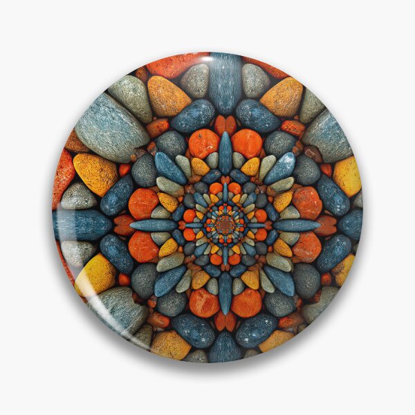 Item preview, Colorful Stone Mandala designed and sold by JPugliese.