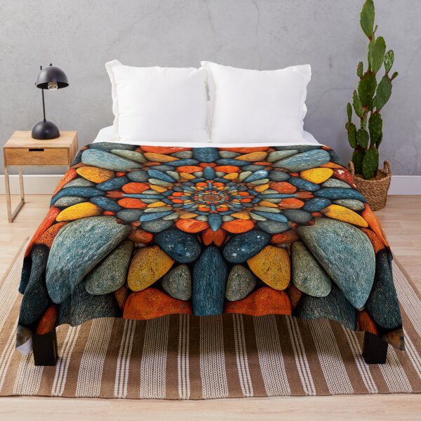 Item preview, Colorful Stone Mandala designed and sold by JPugliese.
