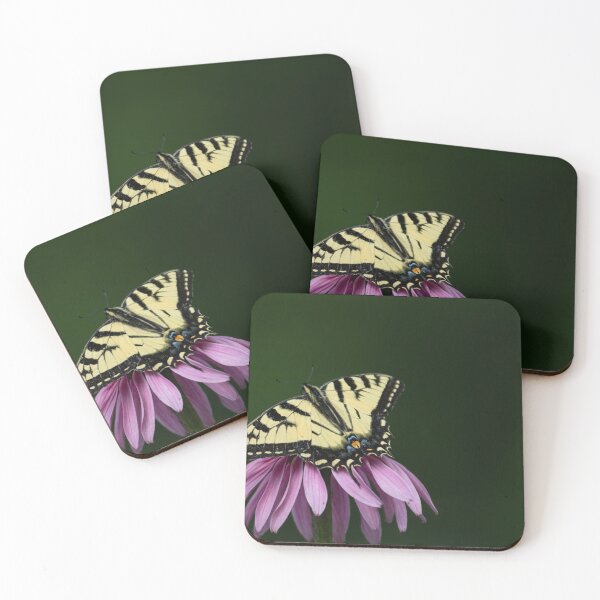 Item preview, Canadian Tiger Swallowtail on Echinacea designed and sold by Roxane Bay.