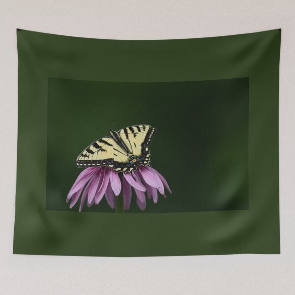 Item preview, Canadian Tiger Swallowtail on Echinacea designed and sold by Roxane Bay.