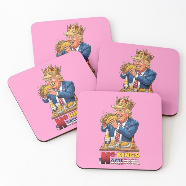 Item preview, NO KINGS IN AMERICAN - #FF99CC designed and sold by Marlon Oseguera.
