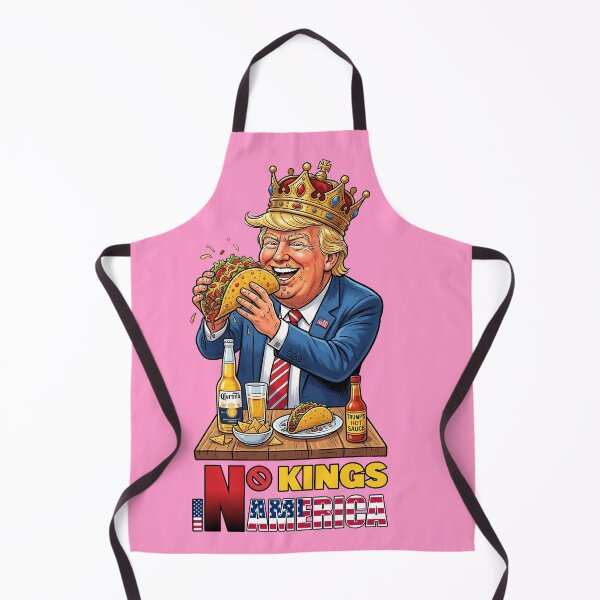 Item preview, NO KINGS IN AMERICAN - #FF99CC designed and sold by Marlon Oseguera.