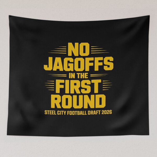 Item preview, No Jagoffs in the first round - Football Draft Pittsburgh designed and sold by BERGULATOR.