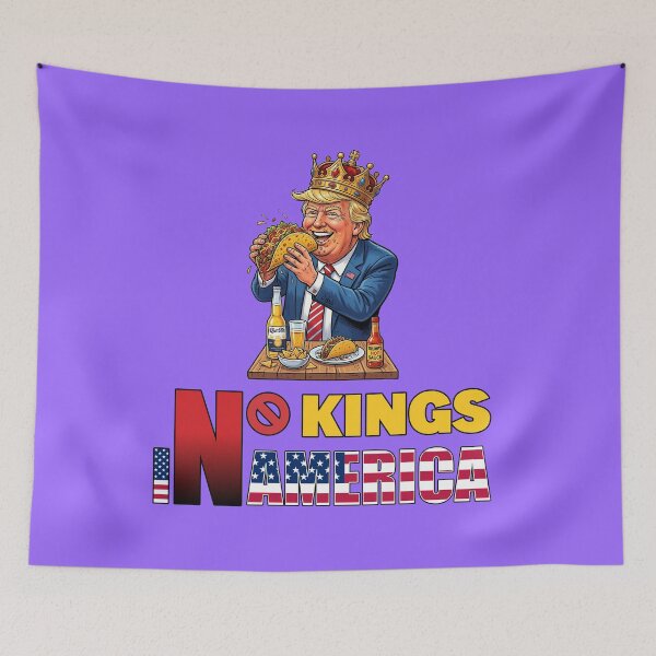 Item preview, NO KINGS IN AMERICAN - #9966FF designed and sold by Marlon Oseguera.