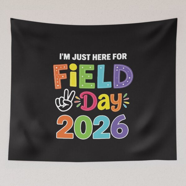 Item preview, Im Just Here for Field Day 2026 Funny School Kids Teacher Sports Day Design designed and sold by kiralynstration.