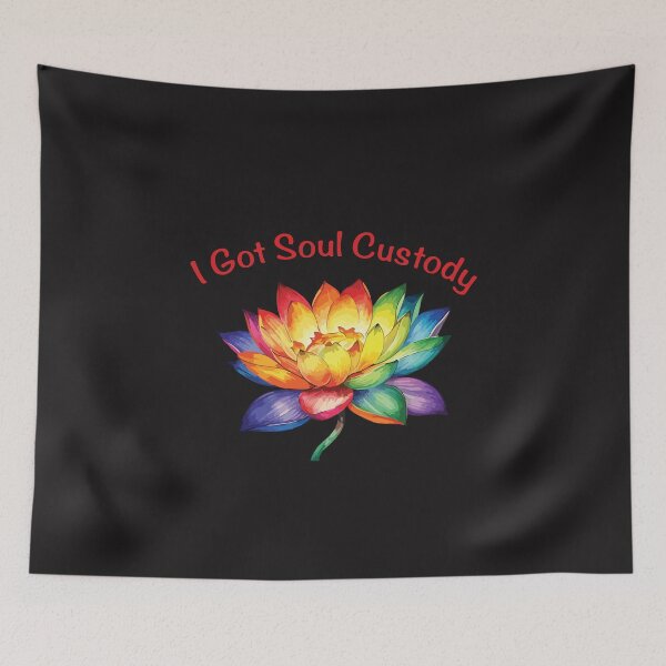 Item preview, I Got Soul Custody Lotus Spiritual Healing Self Love Mindfulness Design designed and sold by kiralynstration.