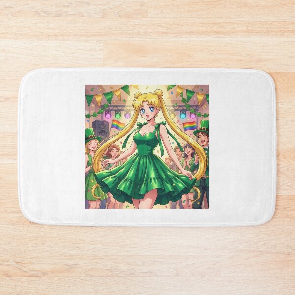 Item preview, St. Patrick's Day Usagi designed and sold by Solace Sparkles.