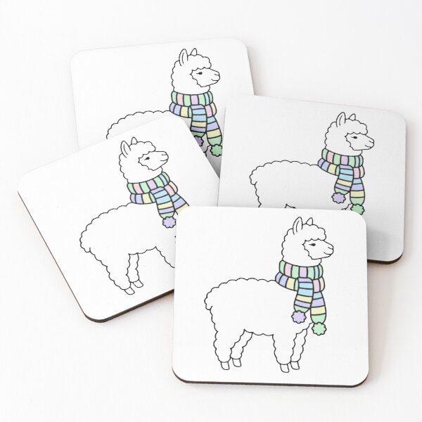 Item preview, Cozy Winter #2: Minimalist Illustration with Pastel Scarf designed and sold by NoraStudioArt.