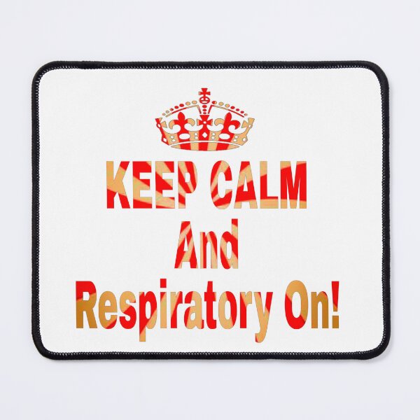 Item preview, Keep Calm And Respiratory On Orange designed and sold by natnat7w.
