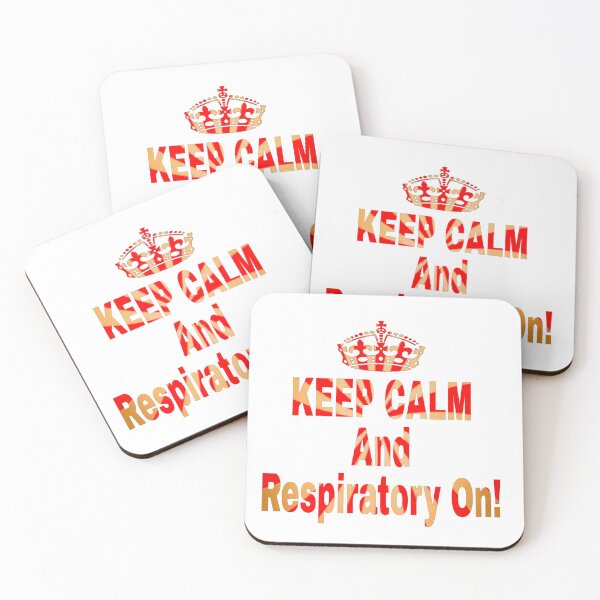 Item preview, Keep Calm And Respiratory On Orange designed and sold by natnat7w.