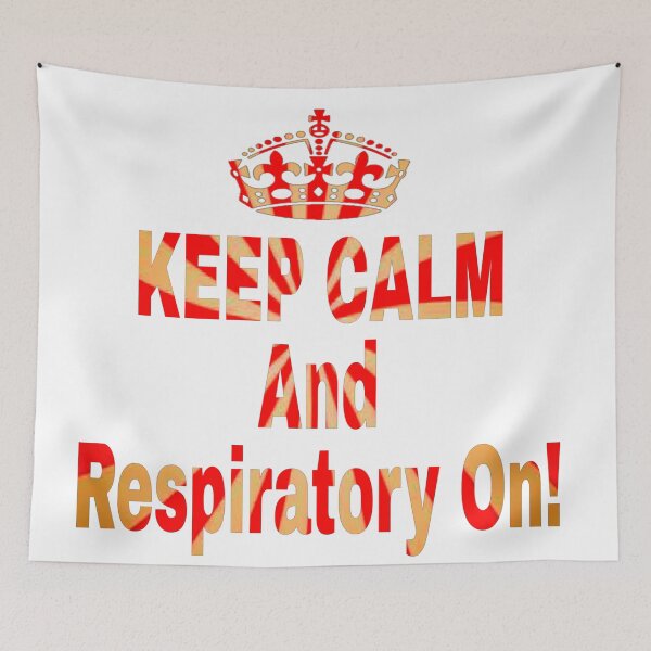 Item preview, Keep Calm And Respiratory On Orange designed and sold by natnat7w.
