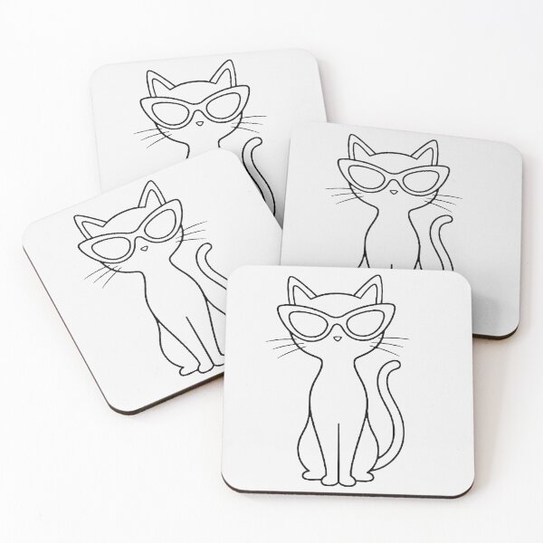 Item preview, Stylish Clear Background Cat Silhouette designed and sold by NoraStudioArt.