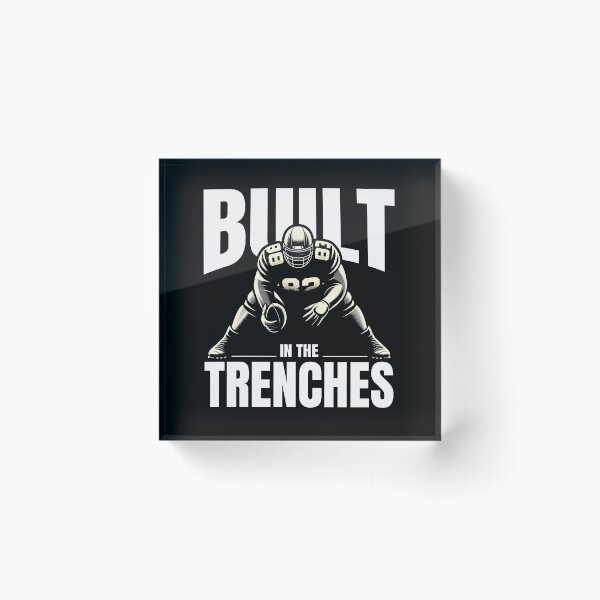 Artikelvorschau, Built In The Trenches Football Lineman Strength Training entworfen und verkauft von socozora.