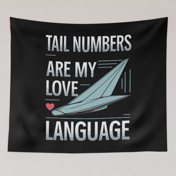 Item preview, Tail Number Love Language | AvGeek Plane Spotter Gear designed and sold by philippo artworks.