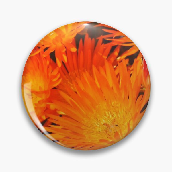 Item preview, Orange flowers designed and sold by Courtney Croxall.