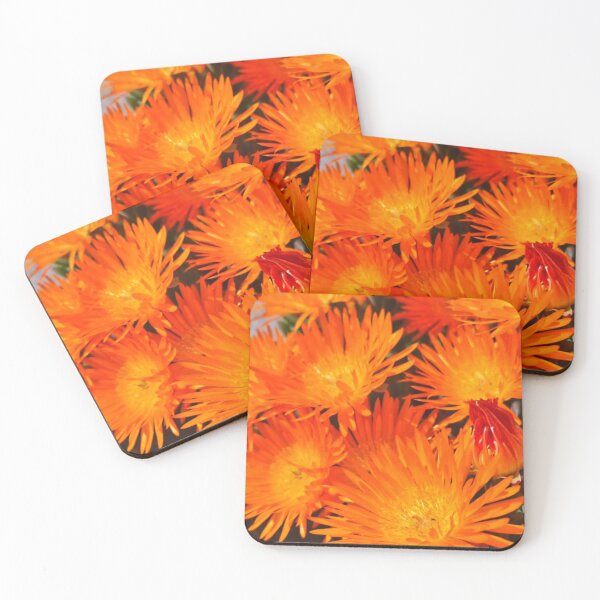 Item preview, Orange flowers designed and sold by Courtney Croxall.
