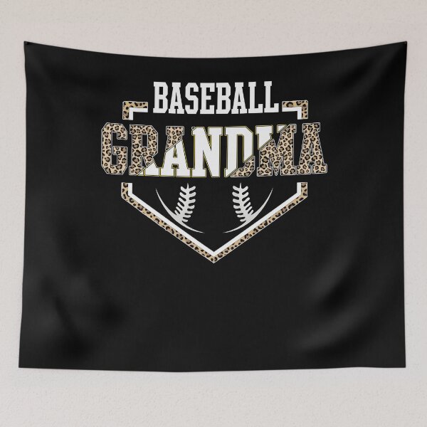 Item preview, Baseball Grandma Leopard Print Home Plate designed and sold by KIROSALS.