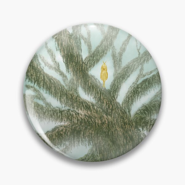 Item preview, A mystical green tree and a cute yellow bird designed and sold by greenPQBstudio.