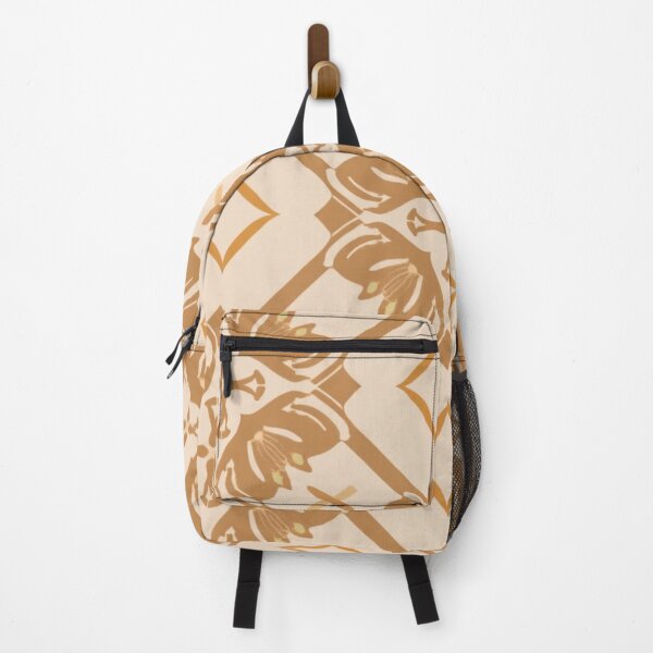 Item preview, Caramel Bisque Brown Ivory Abstract Geometric Design designed and sold by burbankdesigns.