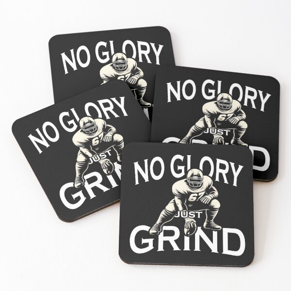 Item preview, No Glory Just Grind Football Lineman Hard Work Motivation designed and sold by socozora.
