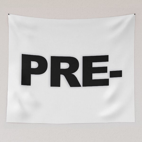 Item preview, PRE- — Black Minimal Bold Type Statement designed and sold by WORDPAUSE.