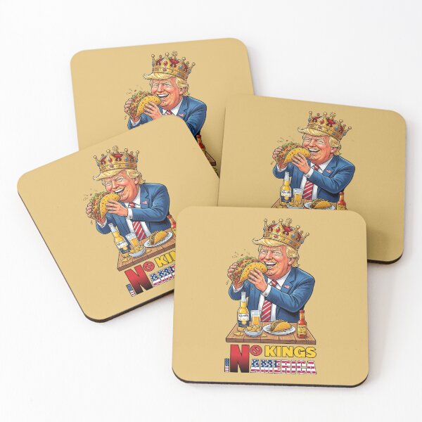 Item preview, NO KINGS IN AMERICAN - #DFBC6F designed and sold by Marlon Oseguera.