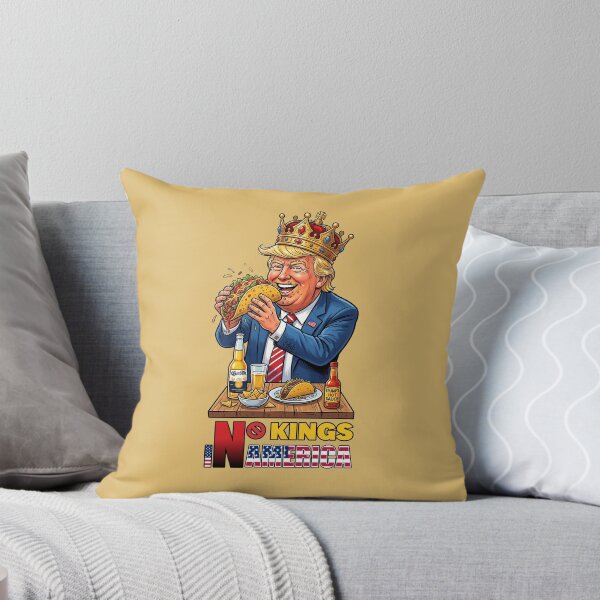 Item preview, NO KINGS IN AMERICAN - #DFBC6F designed and sold by Marlon Oseguera.
