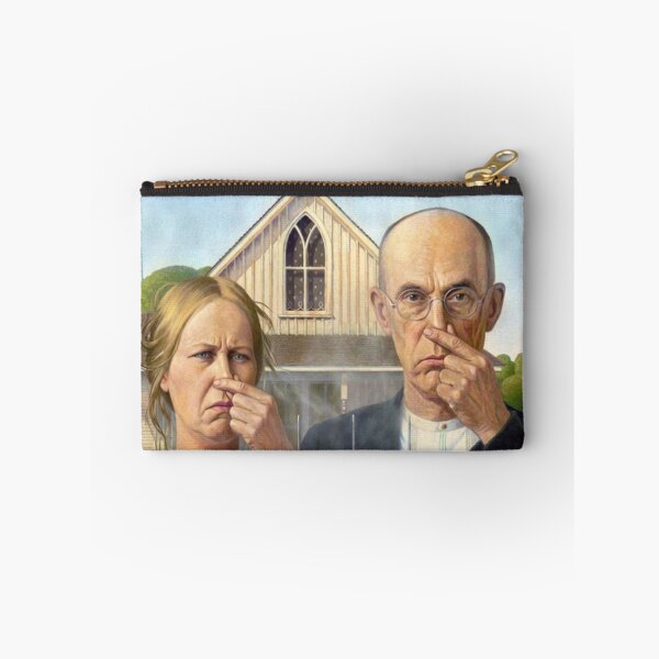 Item preview, Something Smells - American Gothic by Grant Wood designed and sold by Rhu Creations.