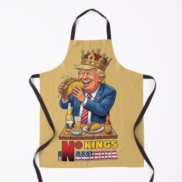 Item preview, NO KINGS IN AMERICAN - #DFBC6F designed and sold by Marlon Oseguera.