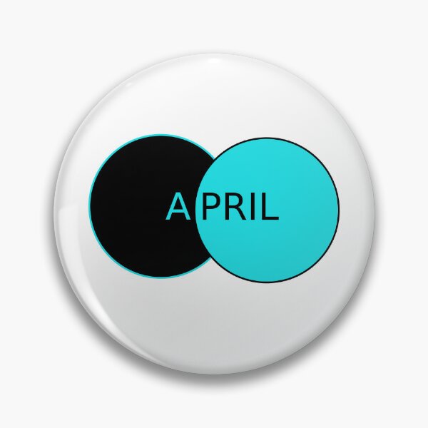 Item preview, April black and blue circles designed and sold by CutesyArt8.