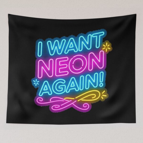 Item preview, Vintage Retro Nostalgia I WANT NEON AGAIN! designed and sold by Giulivo Store Graphic.