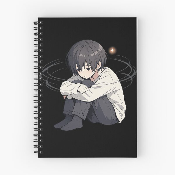 Item preview, “Quiet Mind Chaos – Minimal Anime Overthinking Aesthetic” designed and sold by CutePearlStudio.