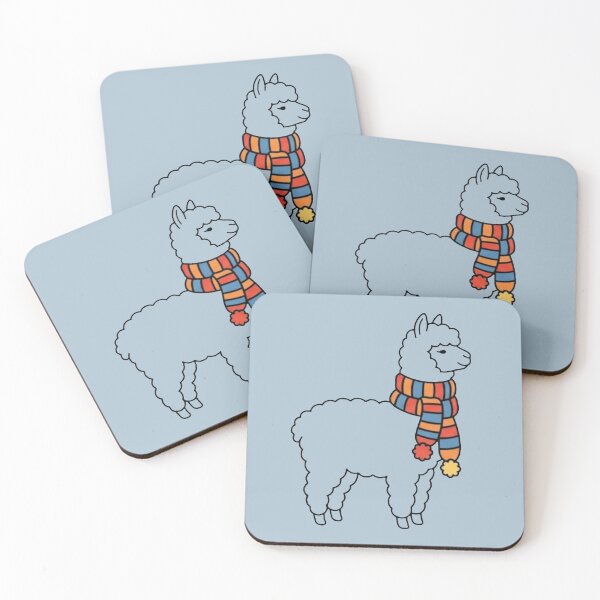 Item preview, Cozy Winter No. 1: Minimalist Illustration with Colorful Scarf designed and sold by NoraStudioArt.