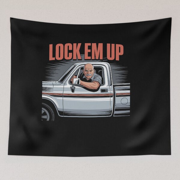 Item preview, Grandpa Lock EM Funny UP Private Property Truck Vintage designed and sold by Dressed For  Duty.