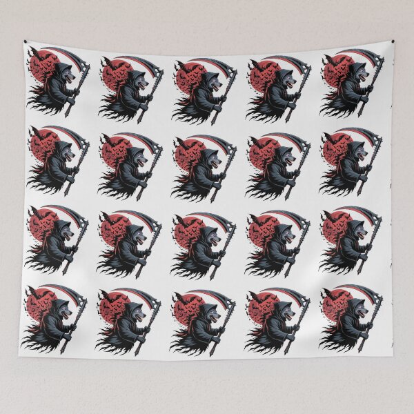 Item preview, Grim Reaper Wolf Halloween designed and sold by QuiteOrbit.
