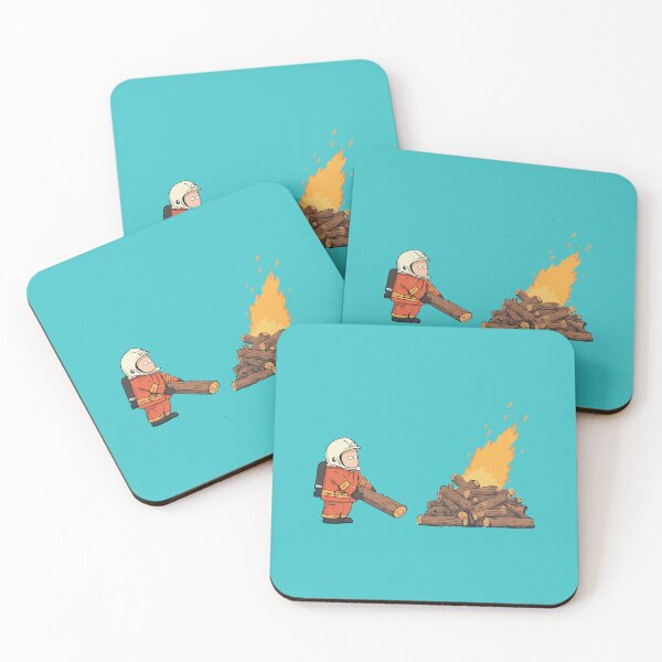 Item preview, Firefighter Starting a Fire designed and sold by Soft Mayhem Studio.