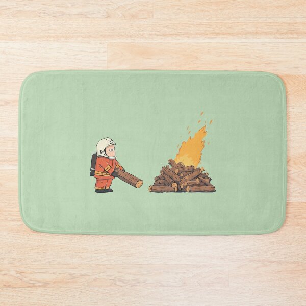 Item preview, Firefighter Starting a Fire designed and sold by Soft Mayhem Studio.
