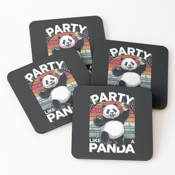 Item preview, Party Panda Vibes – Funny Drinking Animal Retro Celebration Design designed and sold by Taans-Creation.