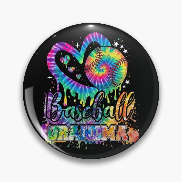 Artikelvorschau, Baseball-Design im Batik-Stil mit Oma-Motiv und tropfendem Herz entworfen und verkauft von KIROSALS.