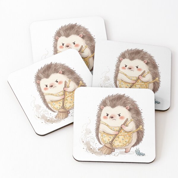 Item preview, Angry Hedgehog does not like Mess designed and sold by auxincaftan0o.