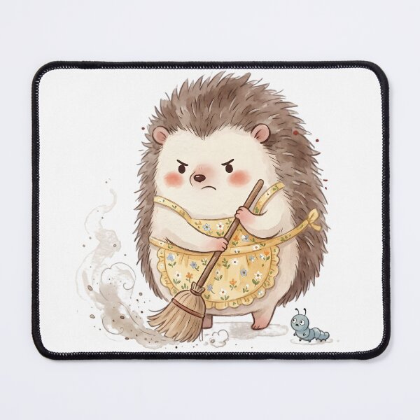 Item preview, Angry Hedgehog does not like Mess designed and sold by auxincaftan0o.