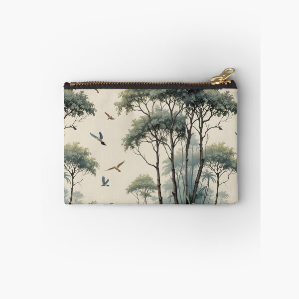 Item preview, Vintage Botanical Jungle Mural | Tropical Birds Wall Art designed and sold by LoriaTheFashion.