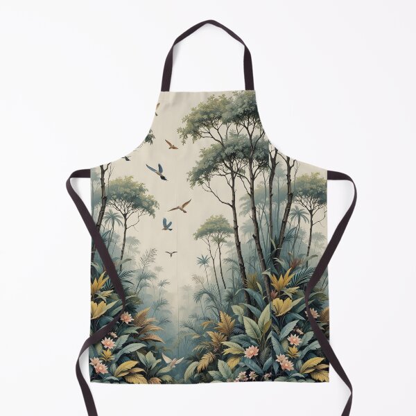 Item preview, Vintage Botanical Jungle Mural | Tropical Birds Wall Art designed and sold by LoriaTheFashion.