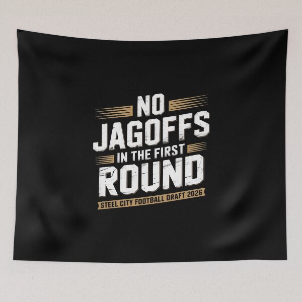 Item preview, No Jagoffs in the first round - Football Draft Pittsburgh designed and sold by BERGULATOR.